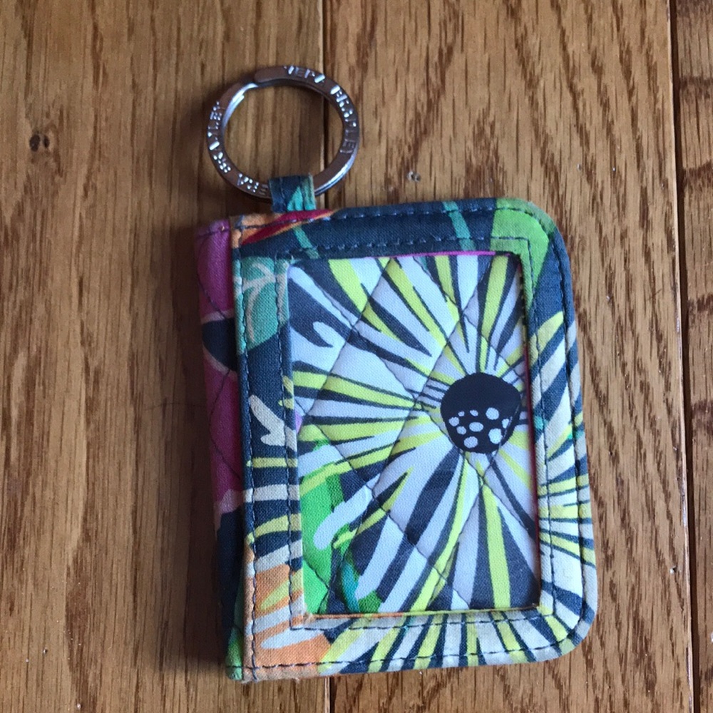 Vera Bradley ID holder key chain